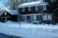 The day after the big snow, the big dig out.