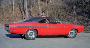 Brad and his Charger, Spring 1978. 