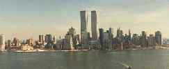 Lower Manhattan skyline from Jersey City, New Jersey, 1995
